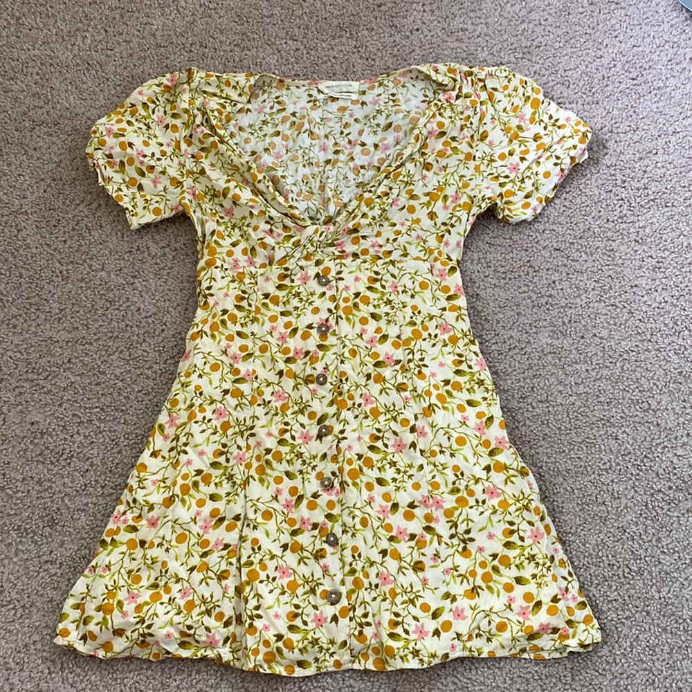 Urban Outfitters orange tree dress